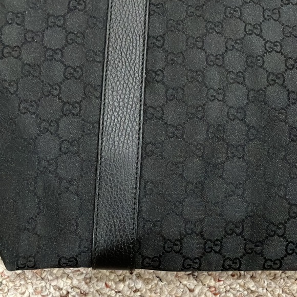 GG Canvas Small/Dollar Calf Nero - Gucci Outlet Handbag - Made in Italy 341536 - Picture 10 of 17